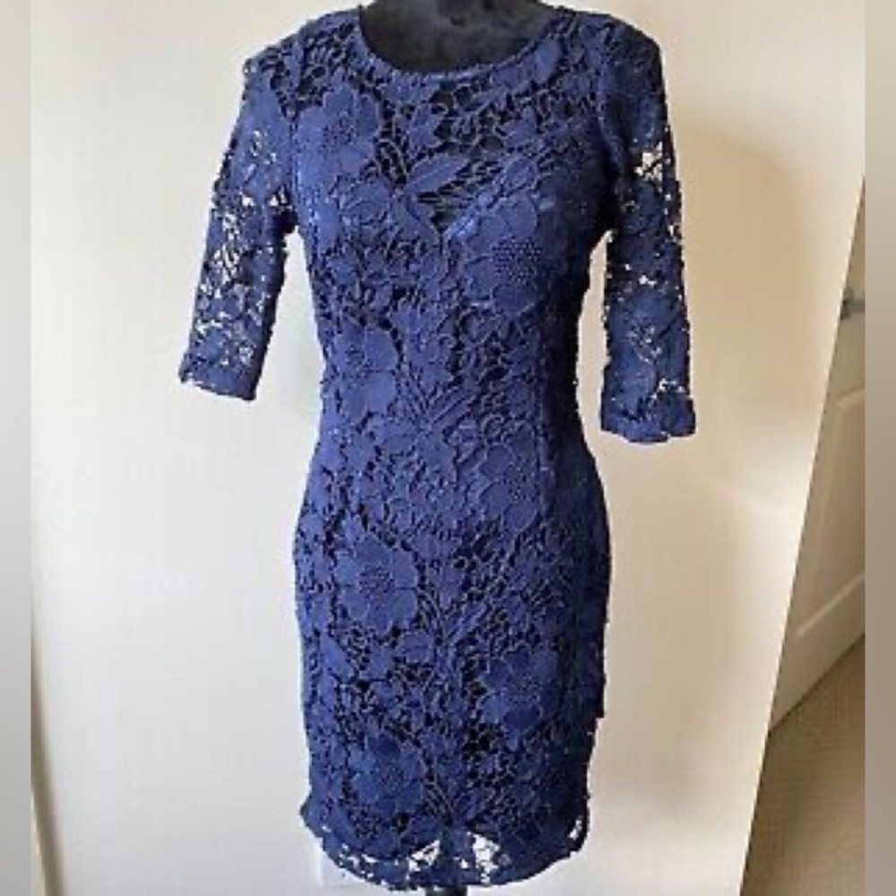 Lipsy London Beautiful Blue lace dress in size 10